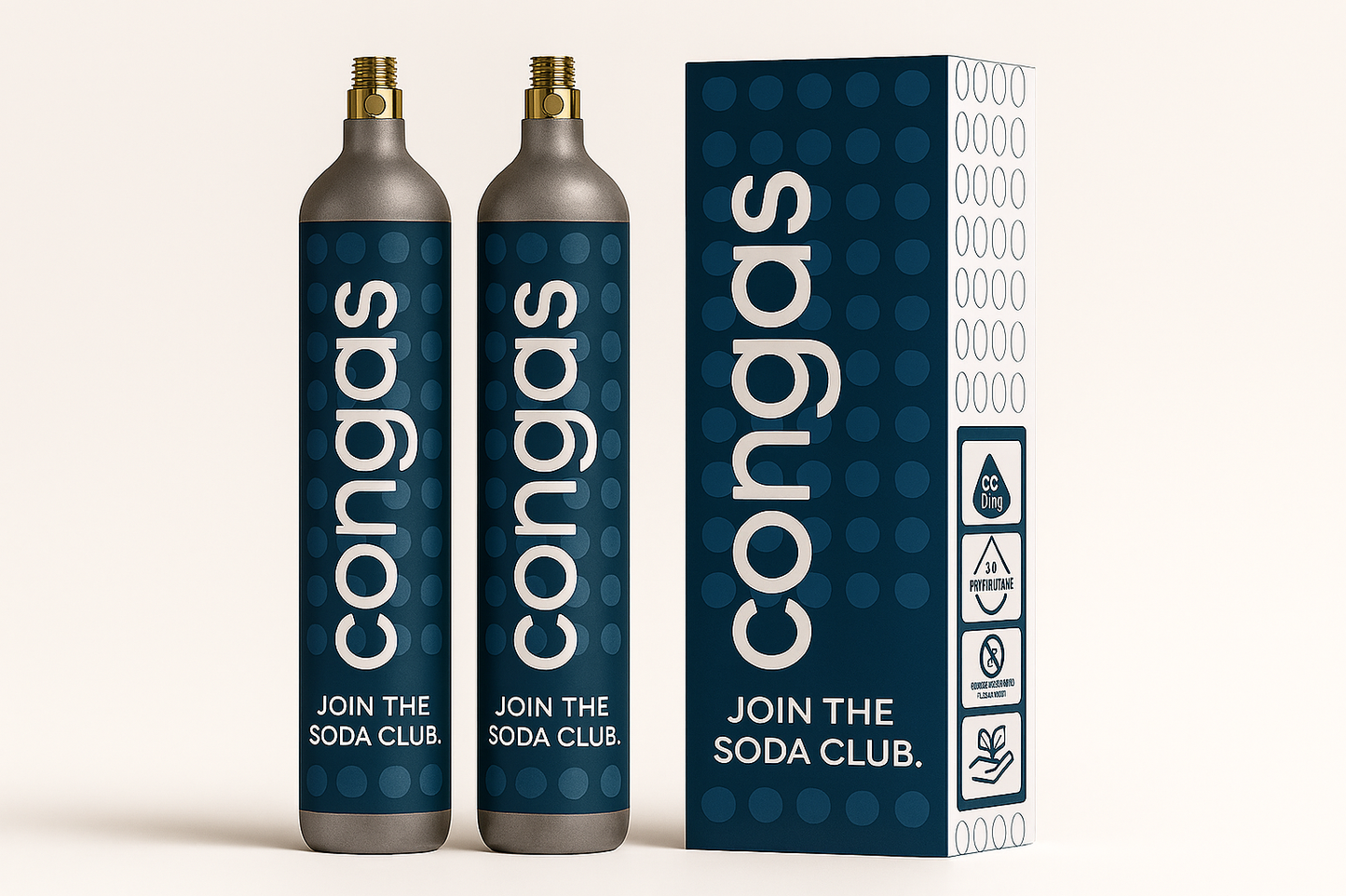 Pack 2 Cilindros de CO2