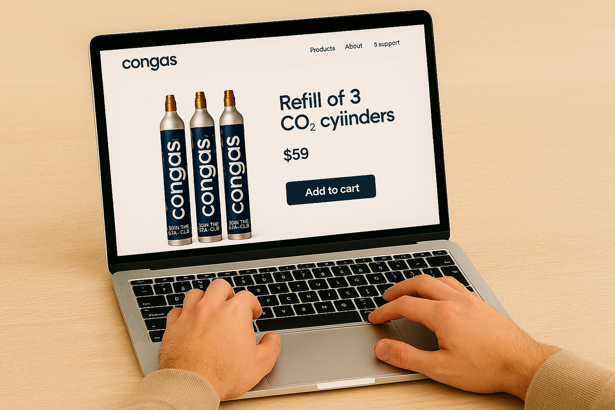 Pide un Refill Pack cuando te quedes sin gas